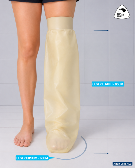 Waterproof Cast Cover for Adult Leg - Size 3 (AL3)