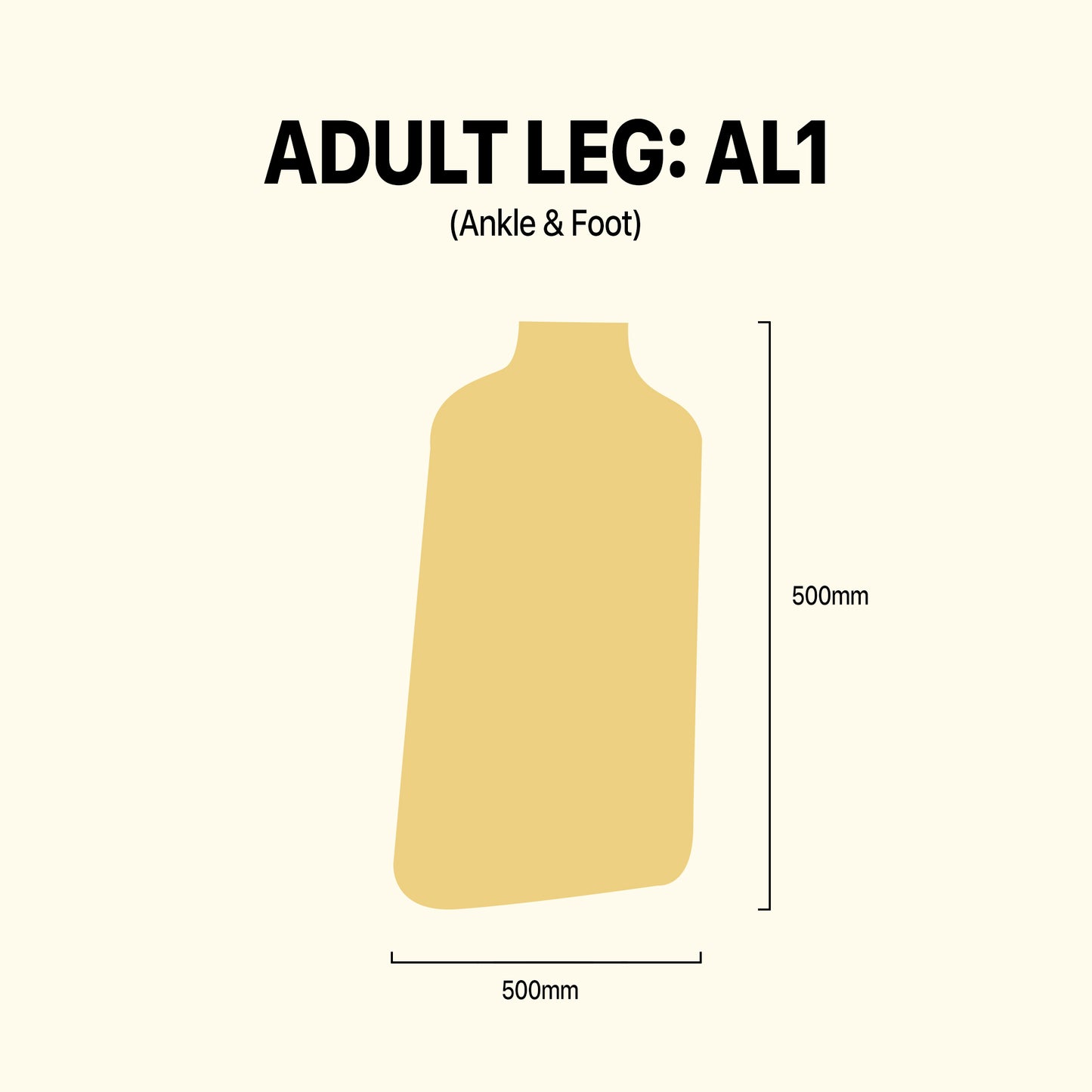 Adult Leg - Size 1