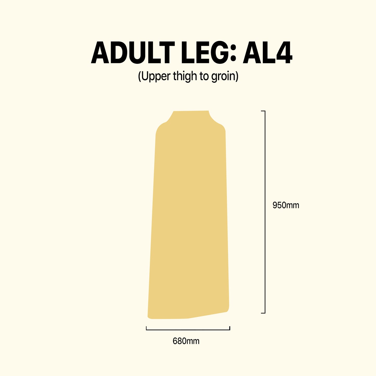 Adult Leg - Size 4