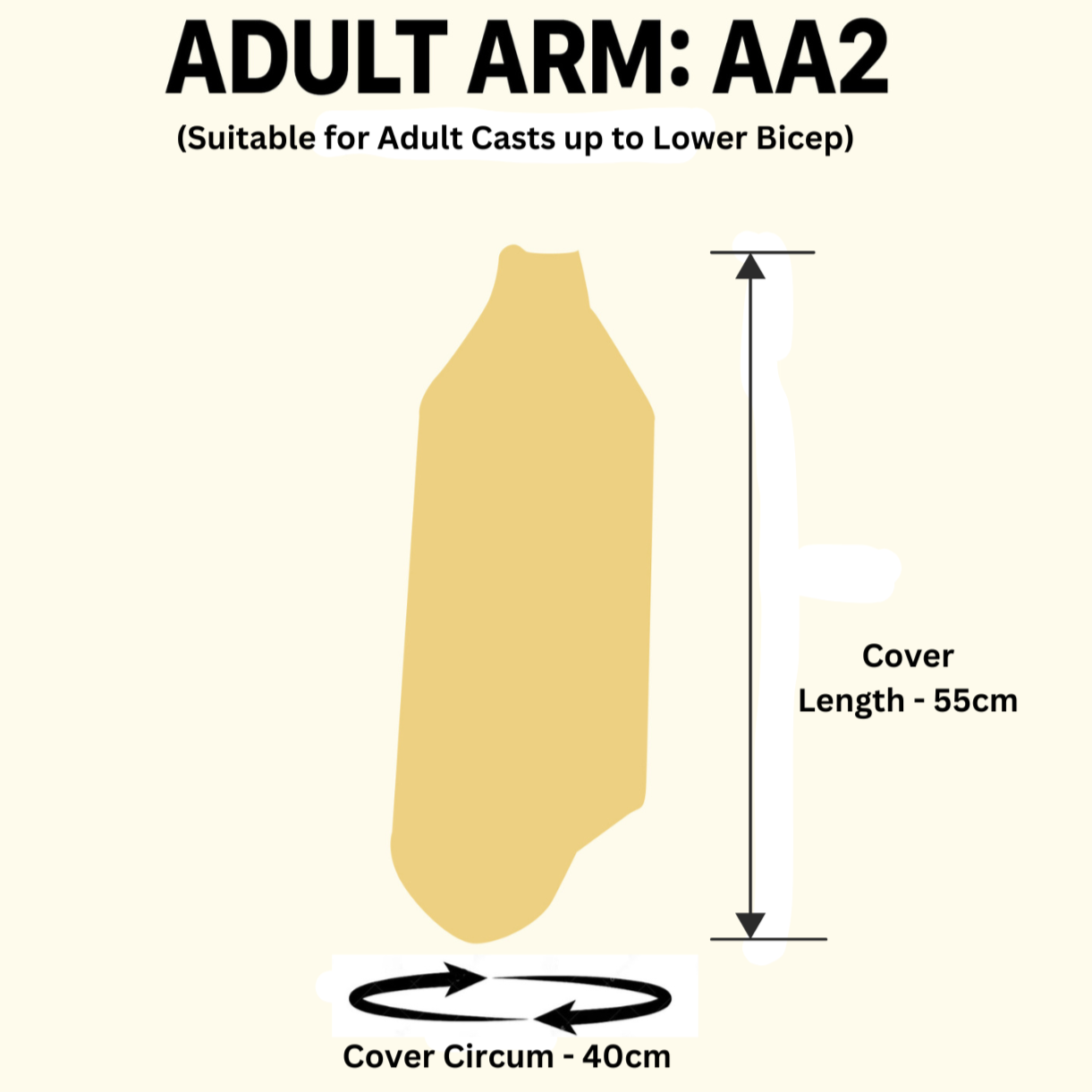 Adult Arm - Size 2 (AA2)