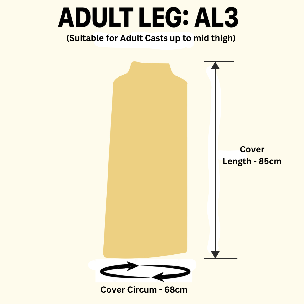 Adult Leg - Size 3 (AL3)