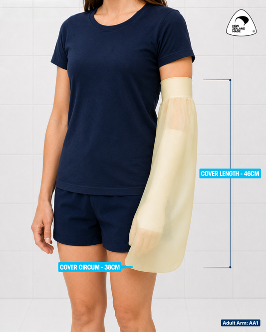 Waterproof Cast Cover for Adult Arm - Size 1 (AA1)