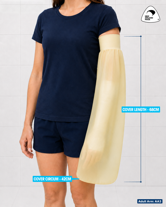 Waterproof Cast Cover for Adult Arm - Size 3 (AA3)