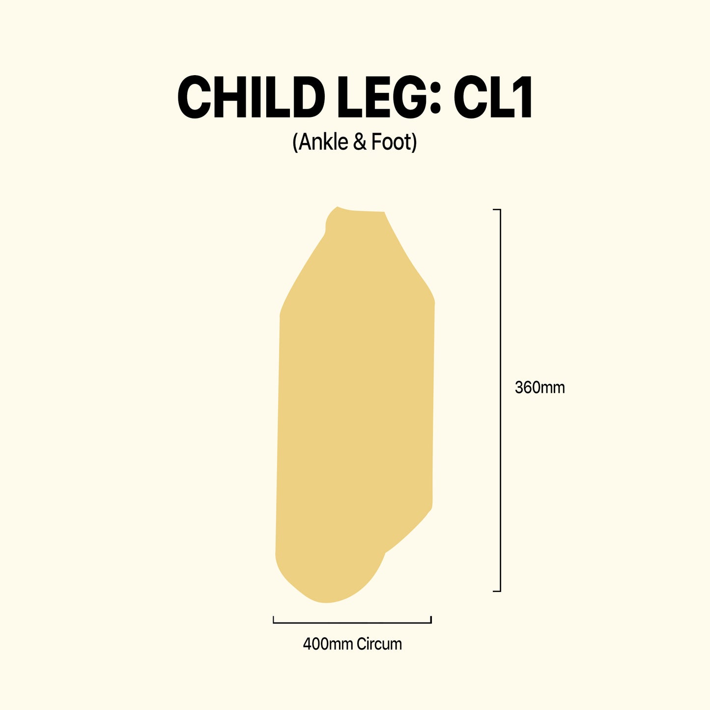 Child Leg - Size 1