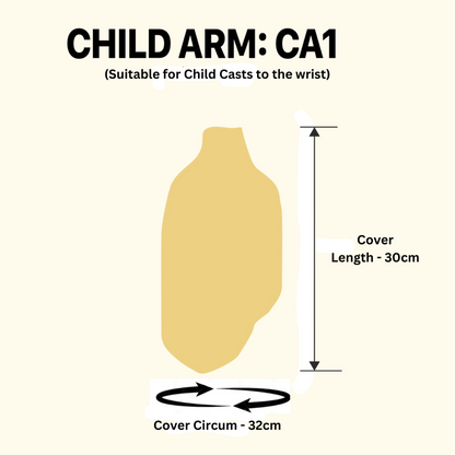 Waterproof Cast Cover for Child Arm - Size 1 (CA1)