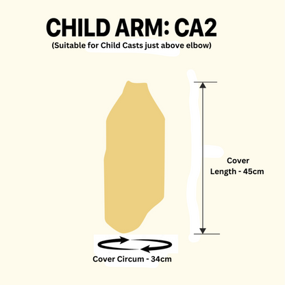 Waterproof Cast Cover for Child Arm - Size 2 (CA2)